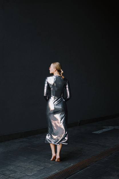 Mirror dress midi
