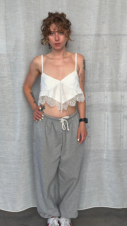 Lace top white
