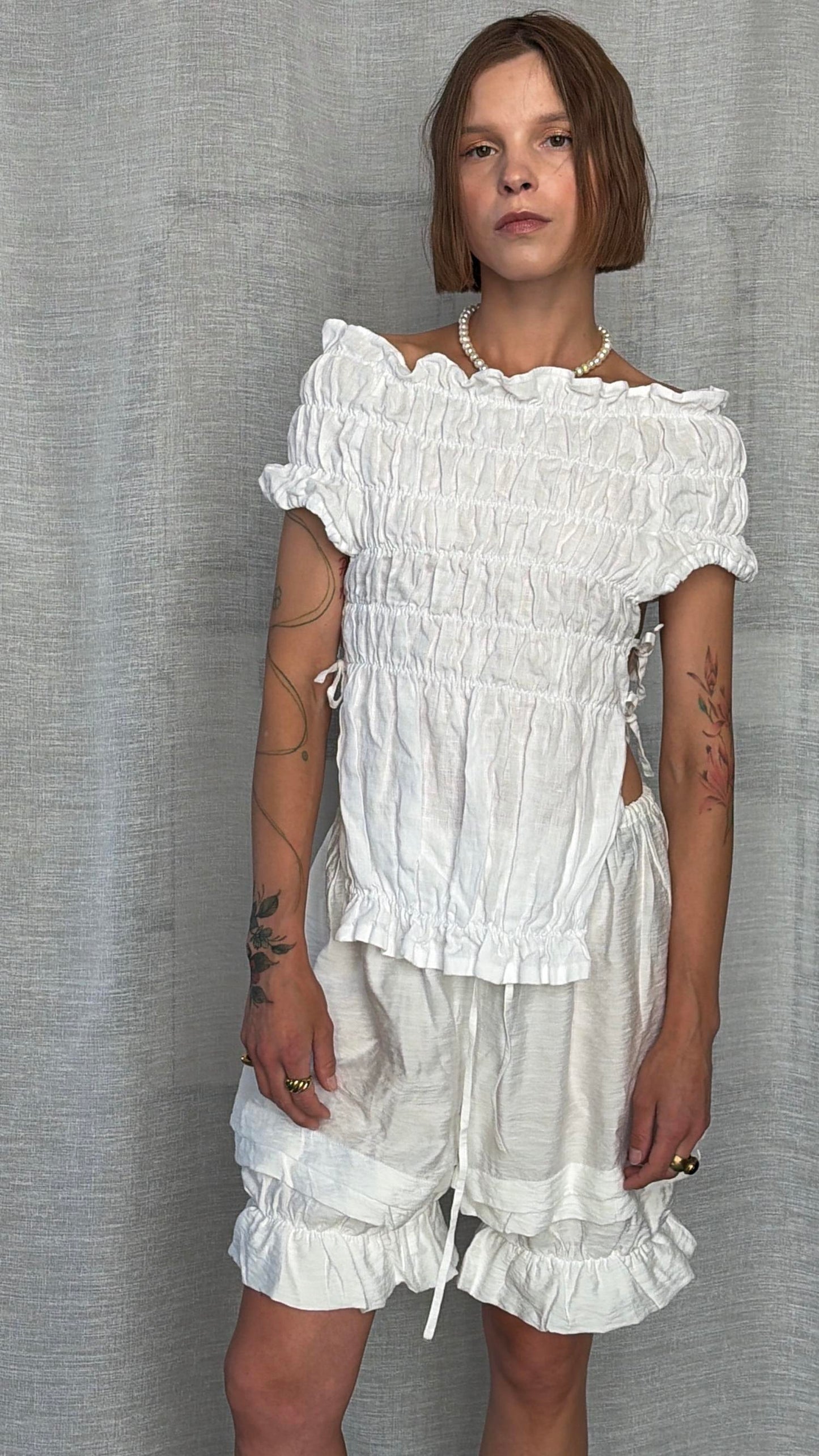 Linen top long