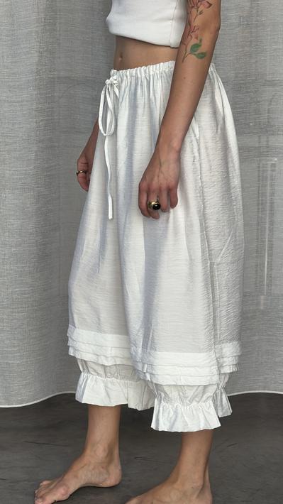 bloomers white long