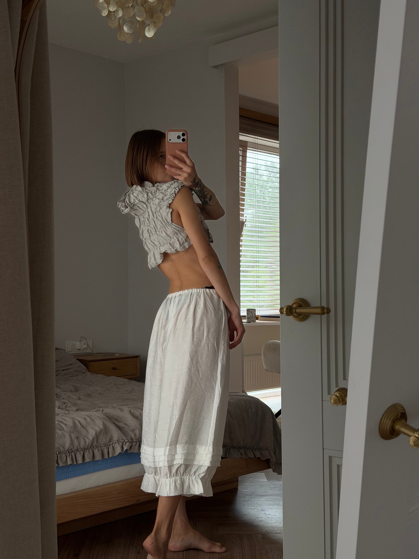 bloomers white long side model